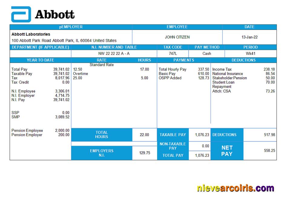 United Kingdom Abbott Laboratories medical devices distributing company
